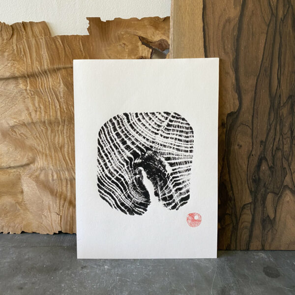 Eiken balk print A5