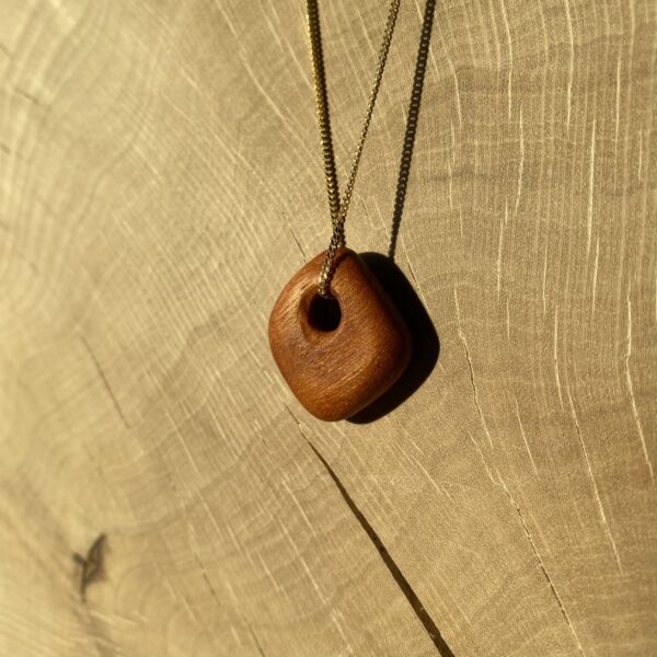 Houten witches' stone verguld - Afbeelding 3