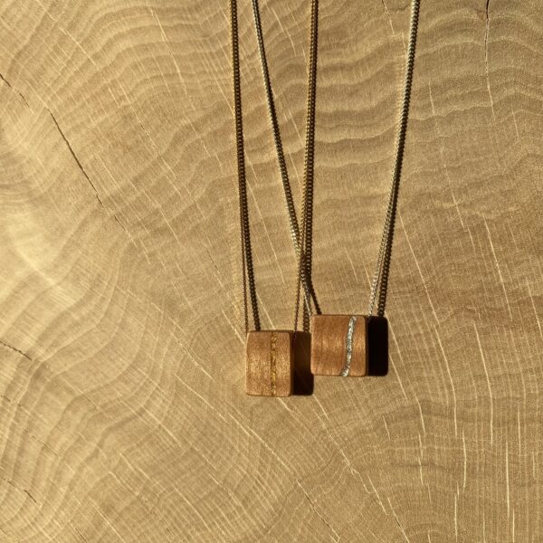 Bonbon ketting maple zilver