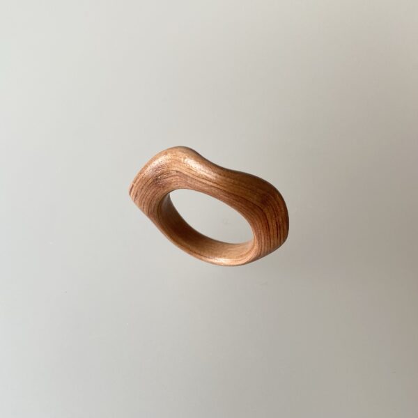 Wave ring perenhout - Afbeelding 3