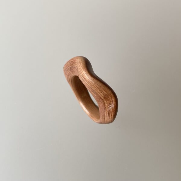 Wave ring perenhout - Afbeelding 2
