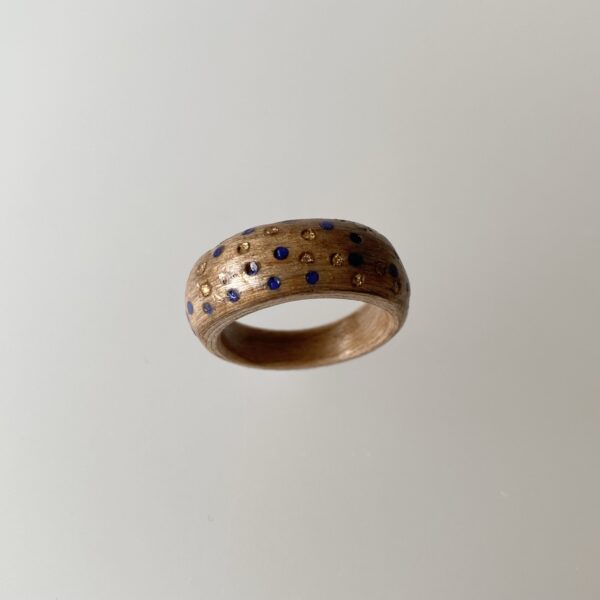 Kersenhouten ring (maat 17) - Afbeelding 3