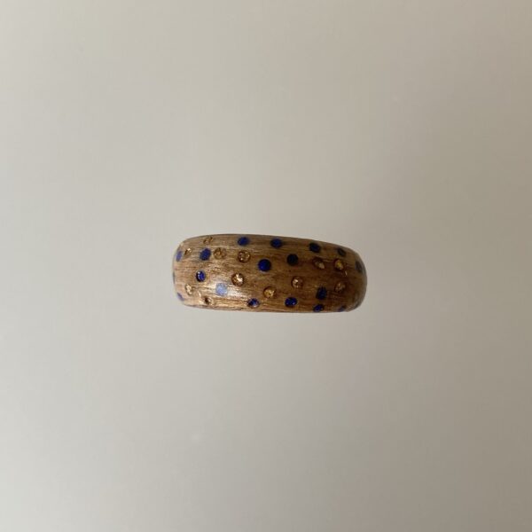 Kersenhouten ring (maat 17) - Afbeelding 2
