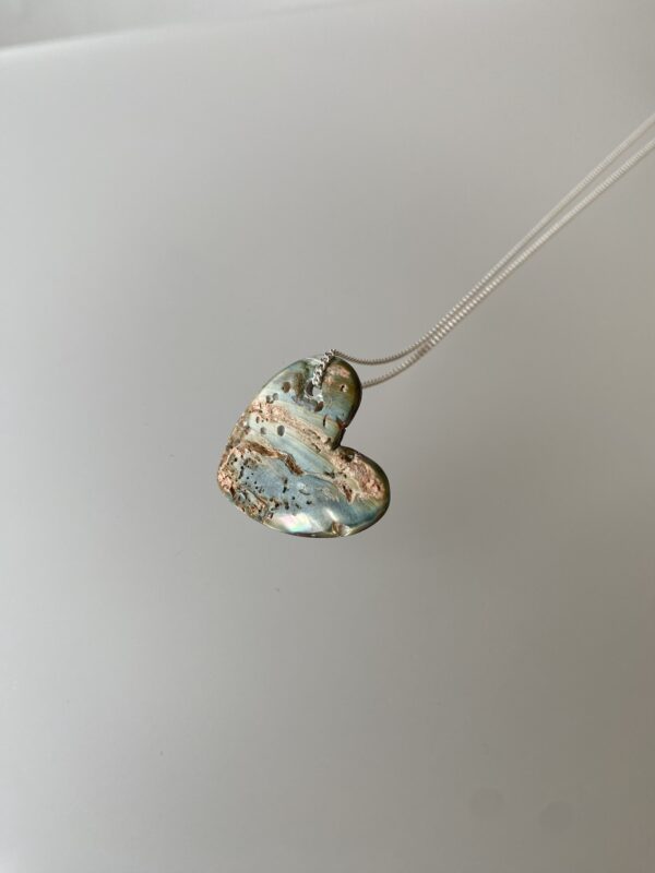 Abalone hanger hart - Afbeelding 4
