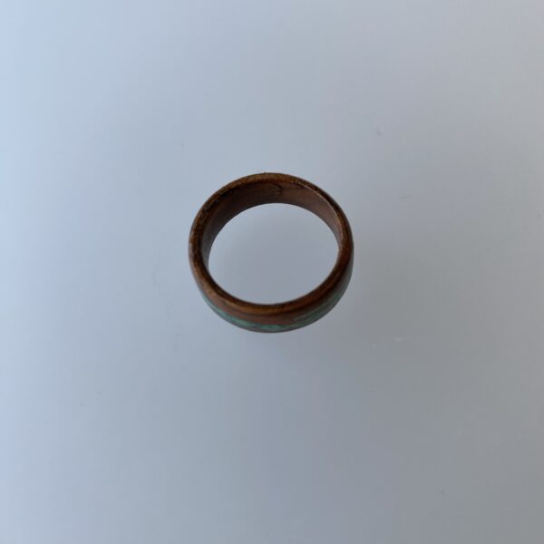 Notenhouten ring (maat 17.75) - Afbeelding 3