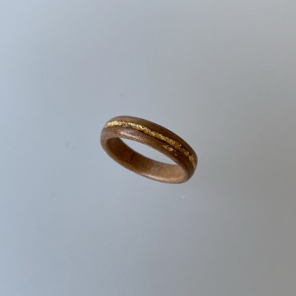Perenhouten ring (maat 17) - Afbeelding 3