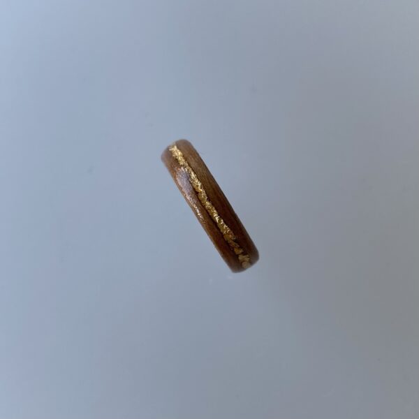 Perenhouten ring (maat 17) - Afbeelding 2