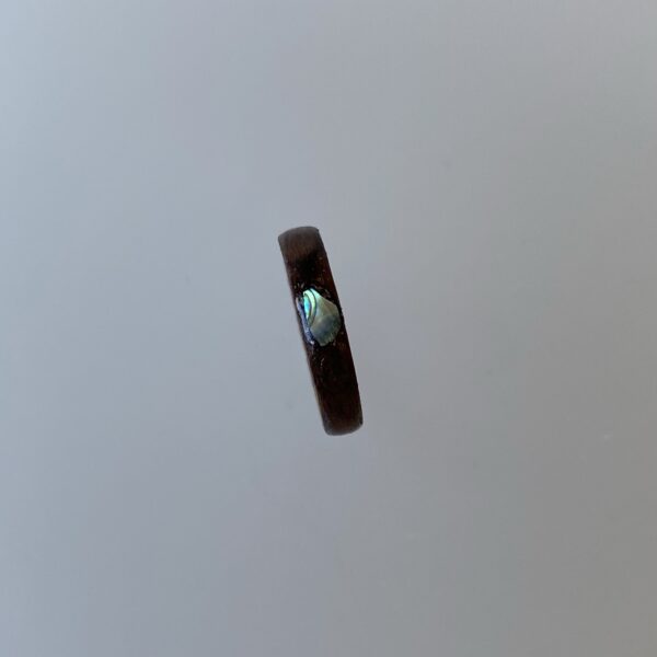 Notenhouten ring (maat 14.5) - Afbeelding 3
