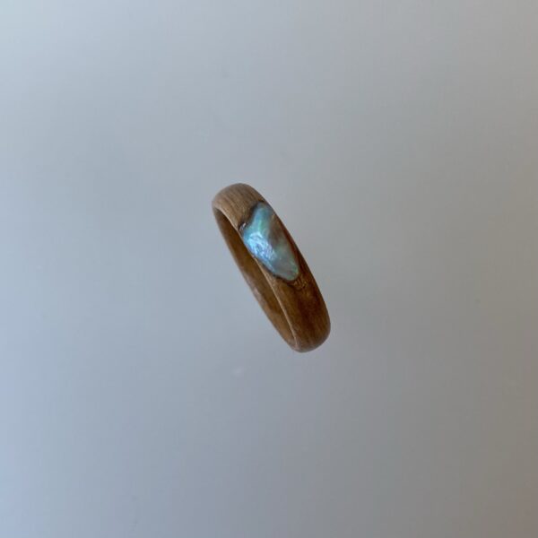 Kersenhouten ring (maat 17.9)